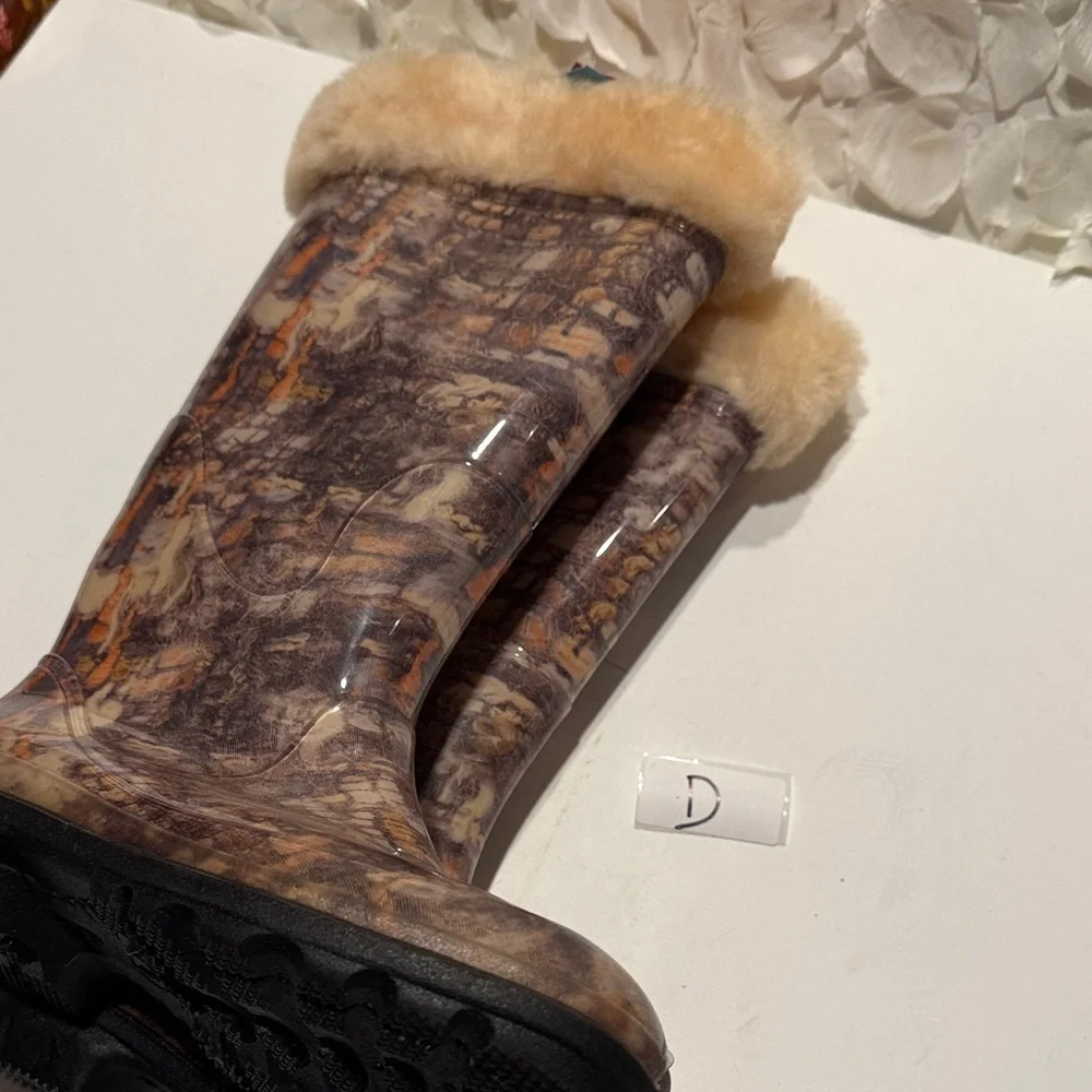 Kamik Women's Brown Patterned Winter Boots